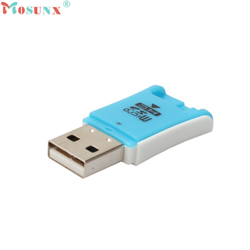 Mosunx Advanced U disk Brand and High Speed Mini USB 2.0 Micro SD TF T-Flash Memory Card Reader Adapter