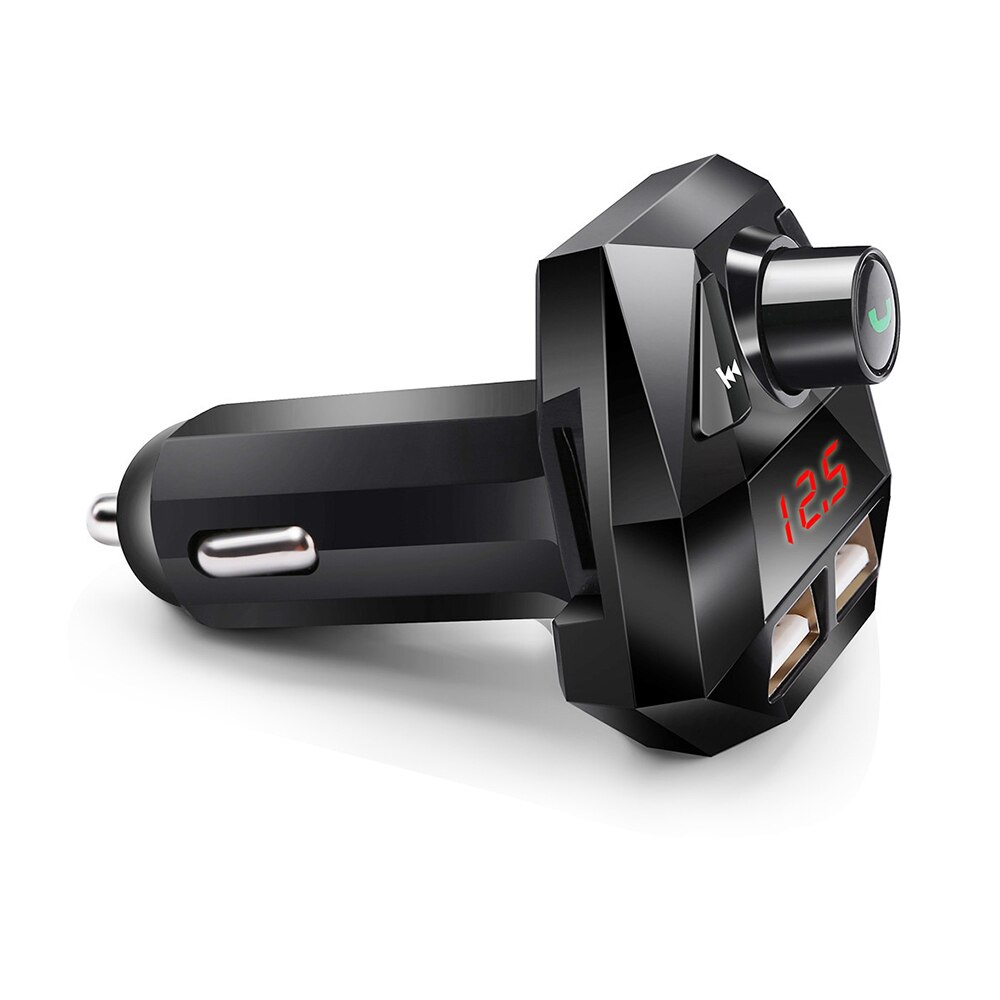Cargador USB Dual para coche, Cargador Universal de aluminio con pantalla LED, 3.1A, para Xiaomi, Samsung, iPhone 11 Pro Max: Default Title