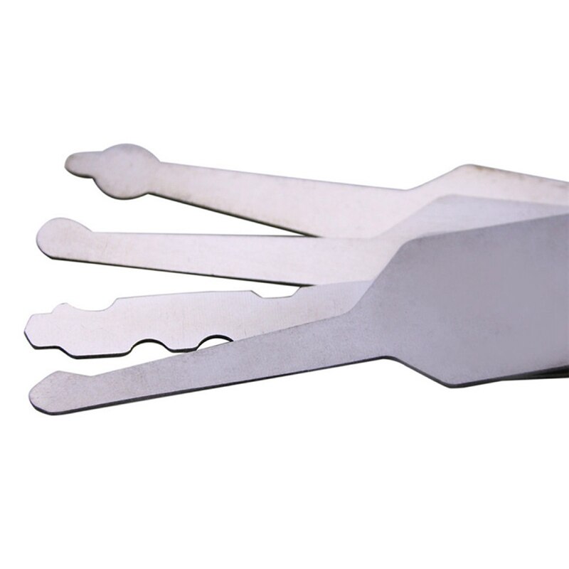 10PCS Jiggler Key Dual Sided Car Unlock Lock Repair Open Effective Tool Set Double-sided Car Unlocking Repair Accessories