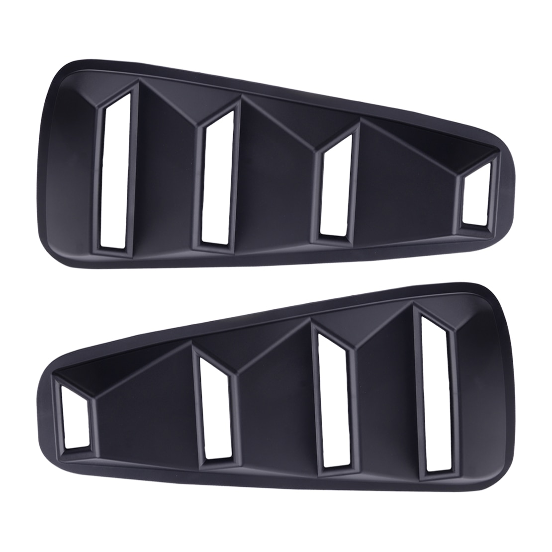 1Pair 1/4 Quarter Side Window Louvers Scoop Cover Vent Car Fit for Ford Mustang 2005-2007