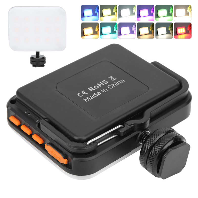 Superbright LED Fill Light RGB Light Mini Magnetic Photography Lamp Fill Light for Shoot Still Objects