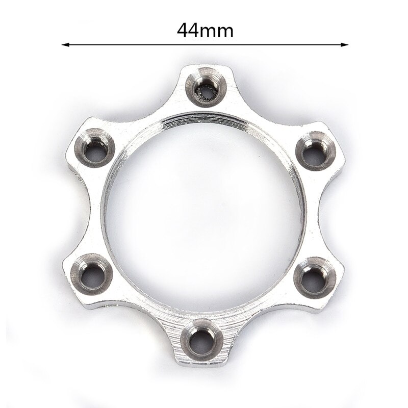 1pc Aluminium Legierung Bremsscheiben Fahrrad Fahrrad Freilauf Gewinde Naben Disk Bremsscheibe 6 Bolzen Flansch Adapter Fahrrad teile