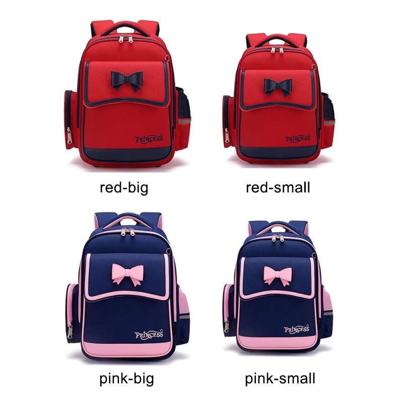 Rosa Bogen Mädchen Rucksack Orthopädische Zurück Grundschule Taschen Für freundlicher SchöNe Kind Bookbags