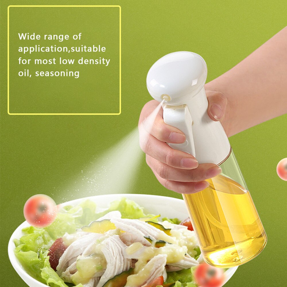 Botella pulverizadora de aceite de 210ml, bote rociador de vapor para hornear vinagre, barbacoa, cocina, asar a la parrilla