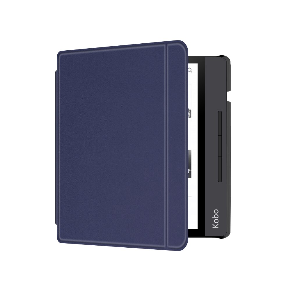 GLIGLE Book style magnet Leather case cover for KOBO Libra H2O protect shell E-book case for KOBO N873+stylus+screen film