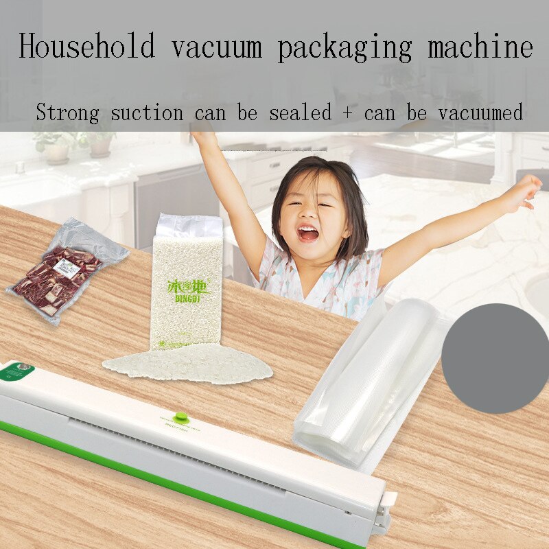 Electric Vacuum Sealer Packaging Machine For Home Kitchen Including 10pcs Food Saver Bags Commercial Vacuum Food Sealing