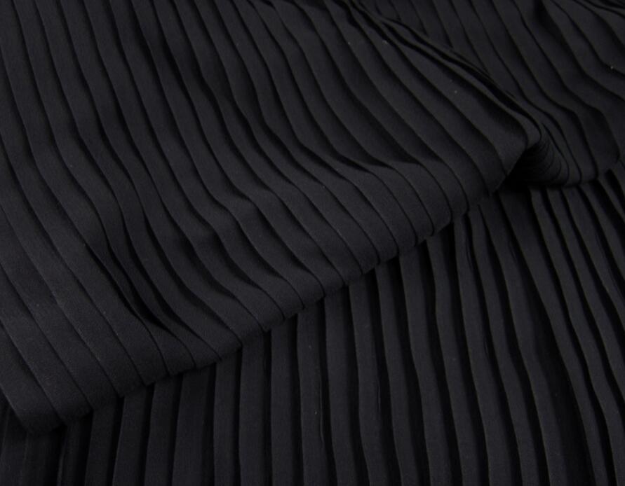Plissee rock chiffon stoff solide Orgel Zerkleinert weiche atmungsaktive DIY rock kleid schal stoff: 2