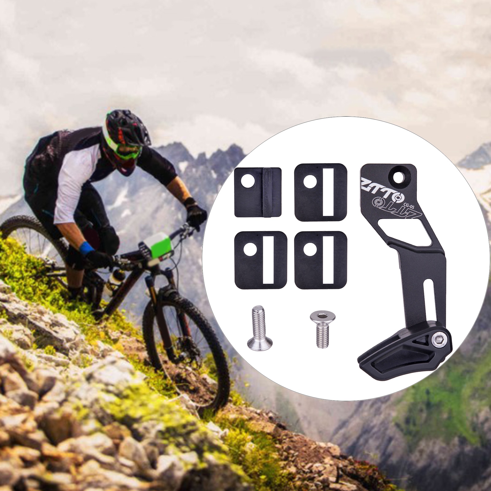 Mtb Direct Mount Chain Guide Lichtgewicht Mtb Racefiets Chain Guide Protector Voor Mountain Fiets Fietsen Accessoires