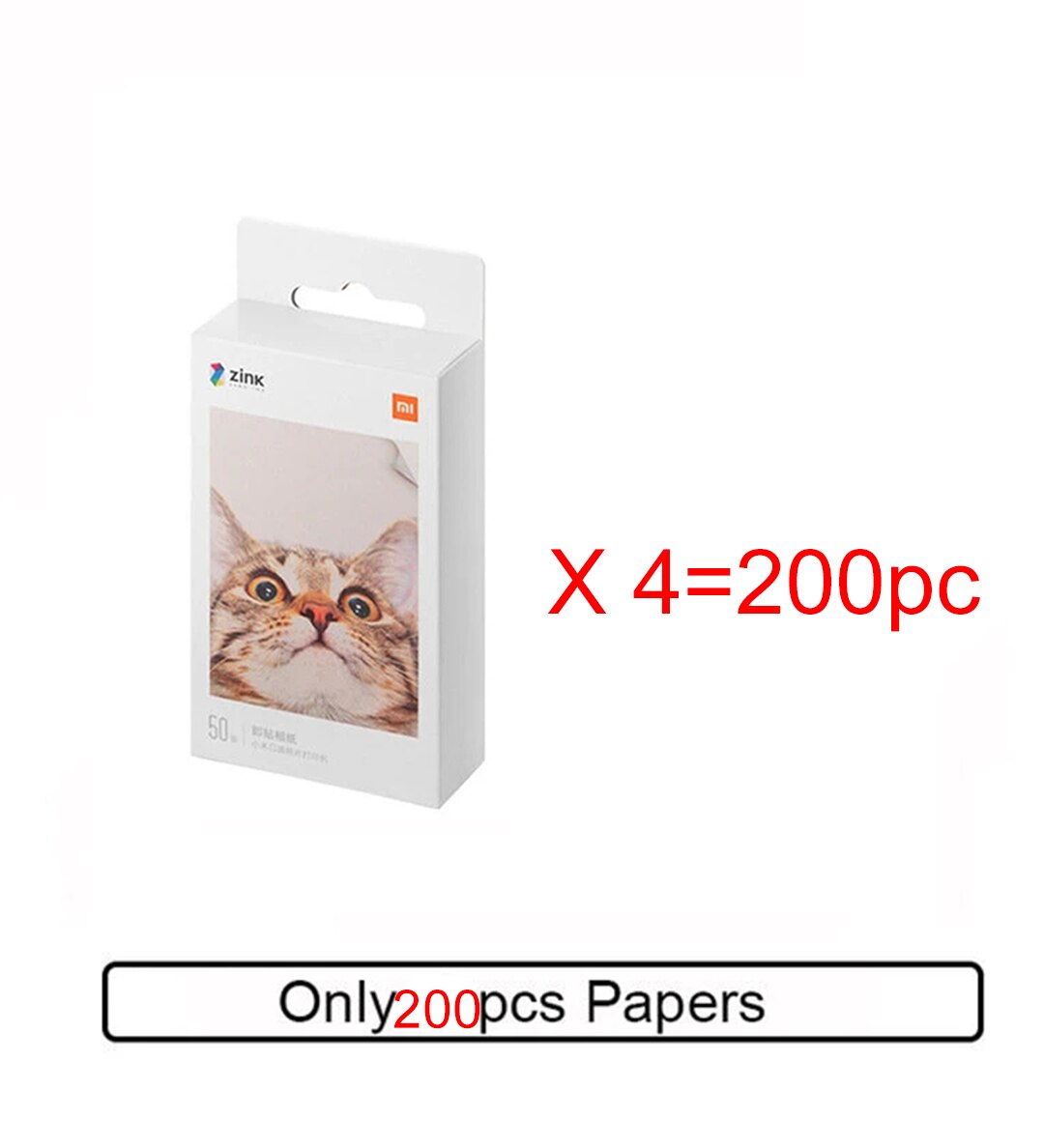 Printer Xiaomi Zink Pocket Printer Papier Zelfklevend Photo Print Lakens Xiaomi 3-Inch Mini Pocket Photo papier