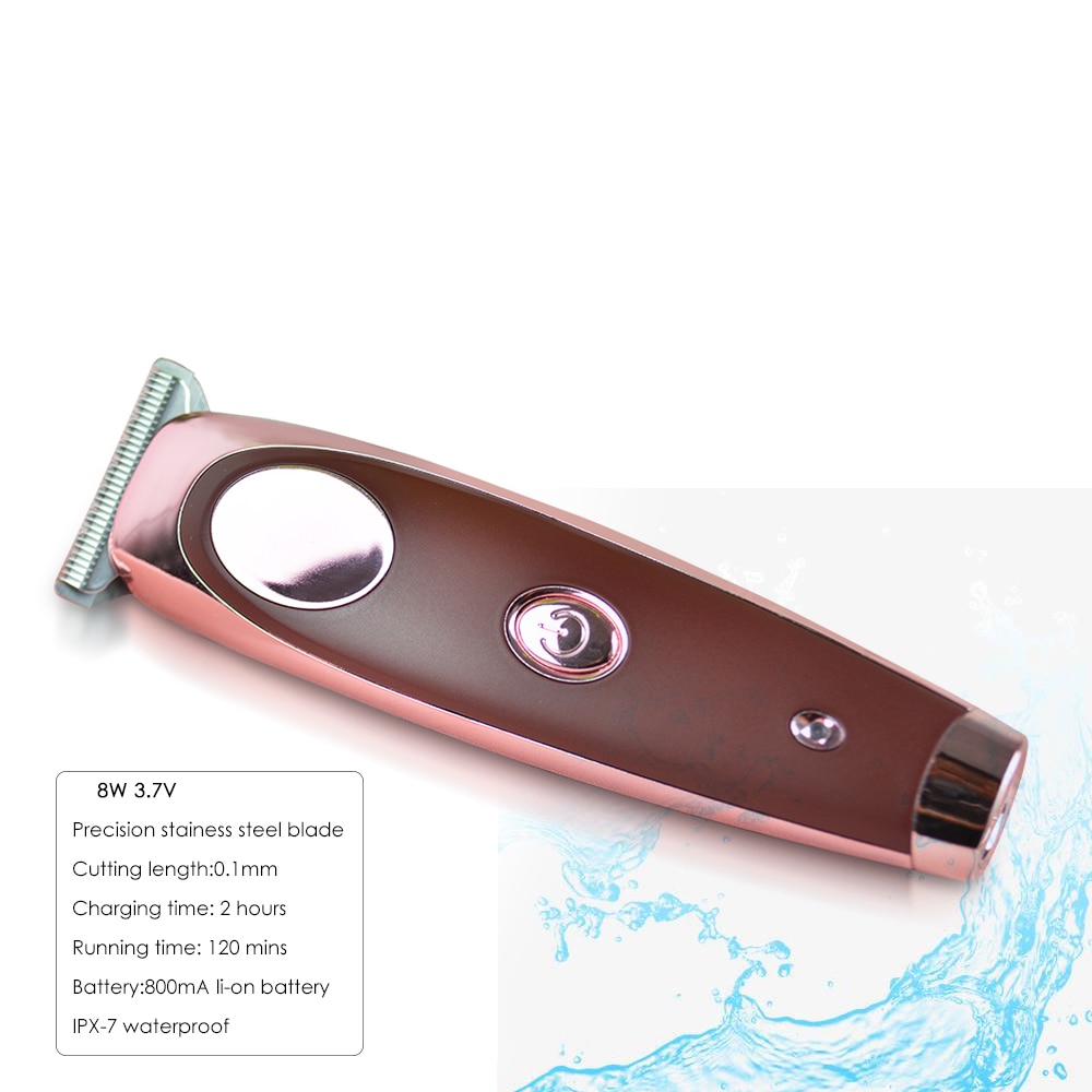 100-240V Wasserdicht Professionelle Glatze Haar Haarschneidemaschine Elektrische Haar Trimmer Haar schneiden Maschine 0,1mm Stahl Klinge Bart trimer