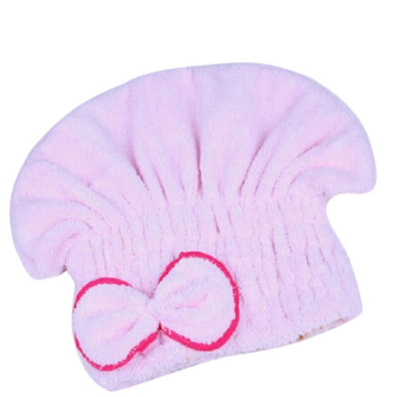 God hygroskopisitet og pusteevne mikrofiber hår turban raskt tørr hår lue innpakket håndkle cap håndkle
