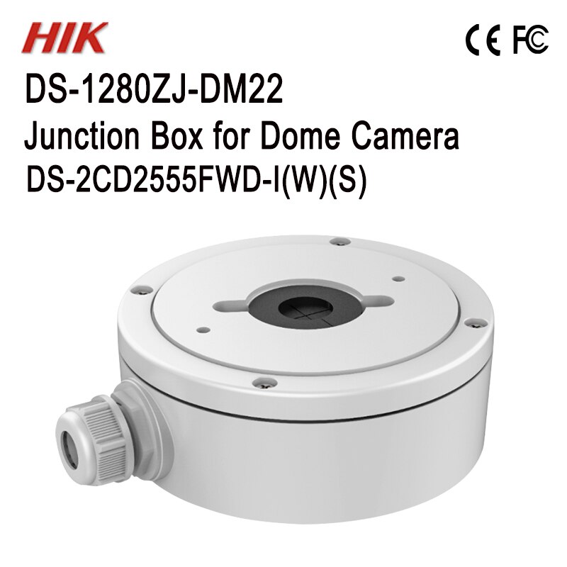 DS-1280ZJ-DM22 Original Hik Junction Box for Mini dome camera DS-2CD2555FWD-IS DS-2CD2555FWD-IWS CCTV Bracket CCTV Wall Mount