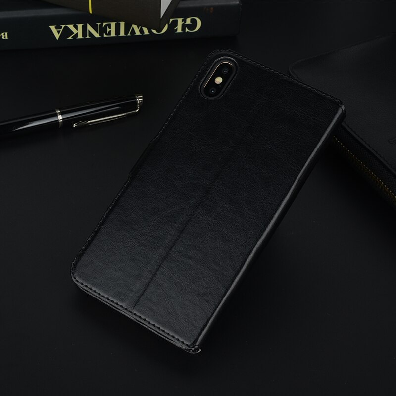 for ZTE Nubia M2 Lite Flip Wallet Leather Phone Case Cover for ZTE Nubia M2 N2 Black Holster Protective Cases