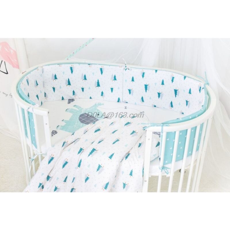 1 pc toddler baby krybbe kofangere pad til barneseng sikkerhed universal anti-kollision liners protector sengetøj