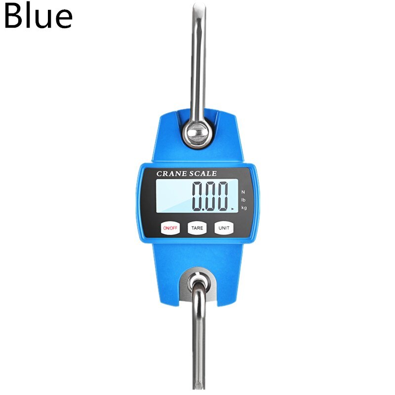 500/300/200/150kg grue échelles crochet échelle numérique Steelyard industrielle boucle Balance robuste suspendus cuisine pesant 20% OFF: 300kg in Blue