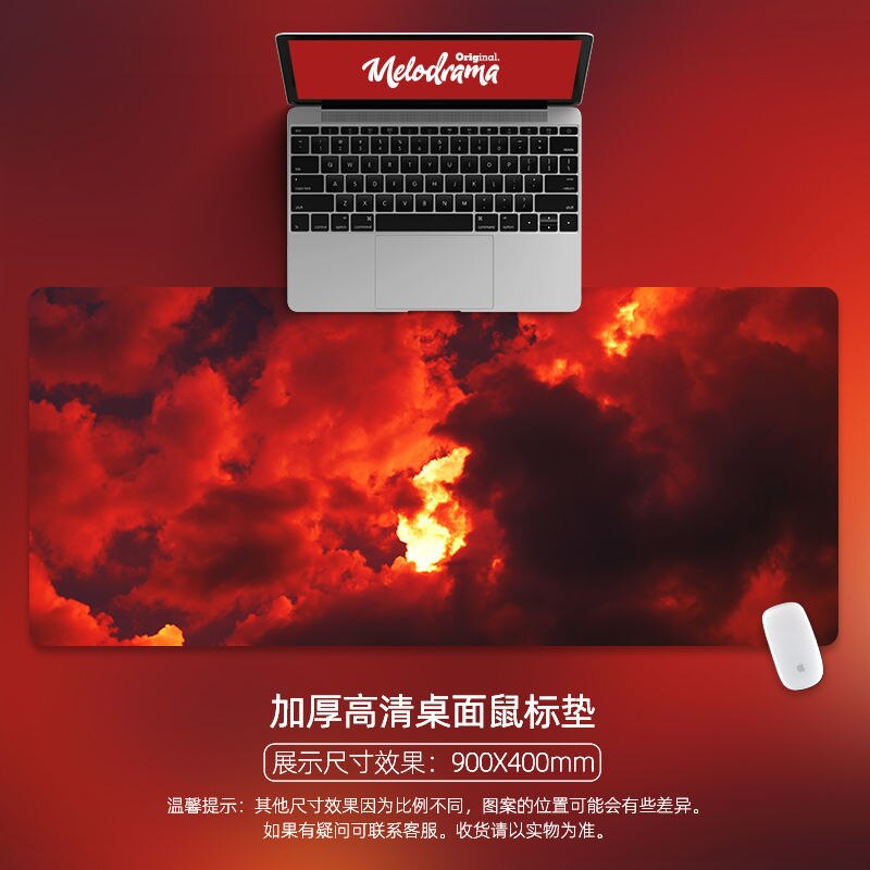 Cute Mouse Pad Large Writing Desk Mats Laptop Mouse Mat Kawaii Mouse Pad Gaming Deskpad for Office Home Gamer 80x30 90x40: 400x900x2mm 07