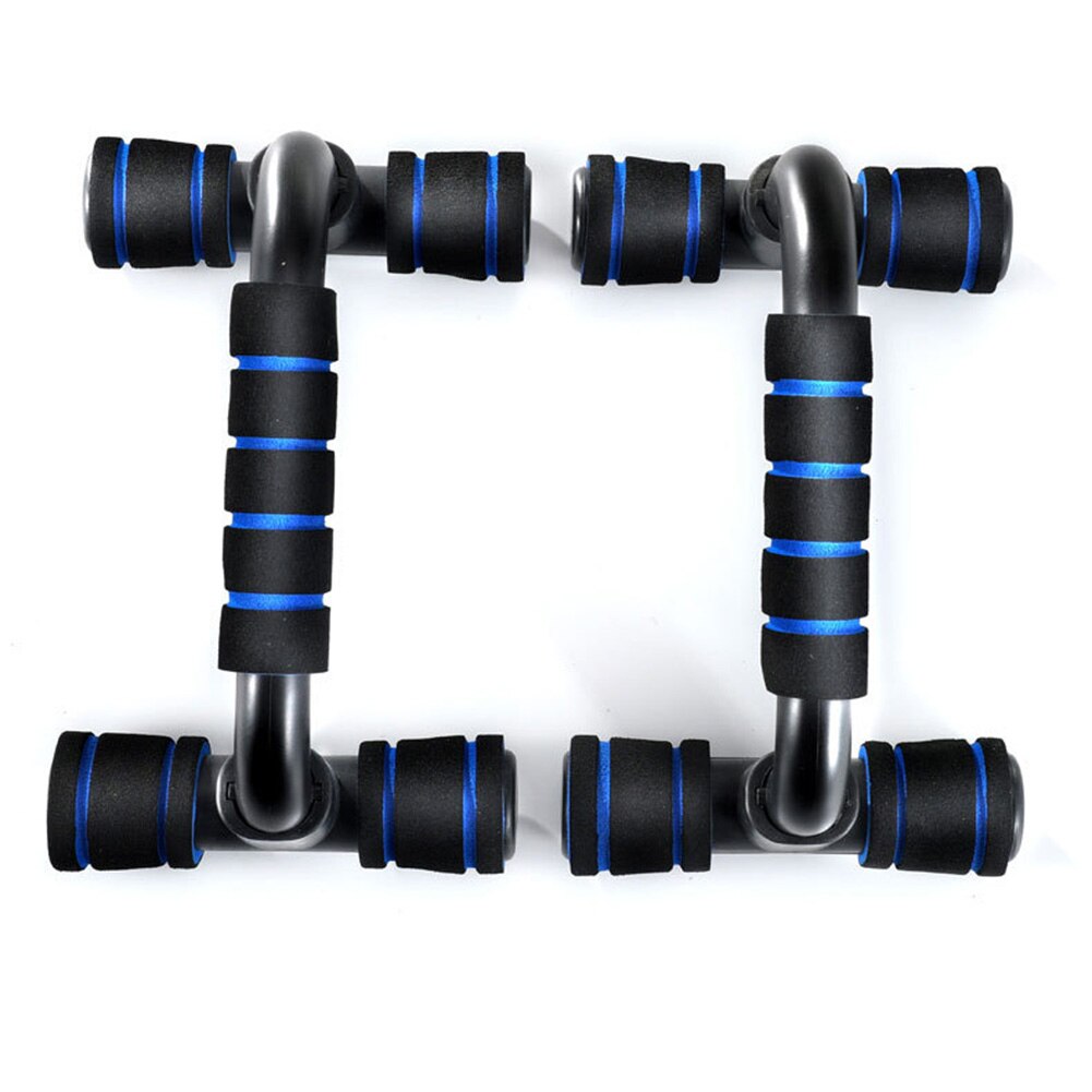 1pair I-shaped Push-up Rack Fitness Equipment Hand Sponge Grip Bars Muscle Training Push Up Bar Chest Home Gym Body Building
