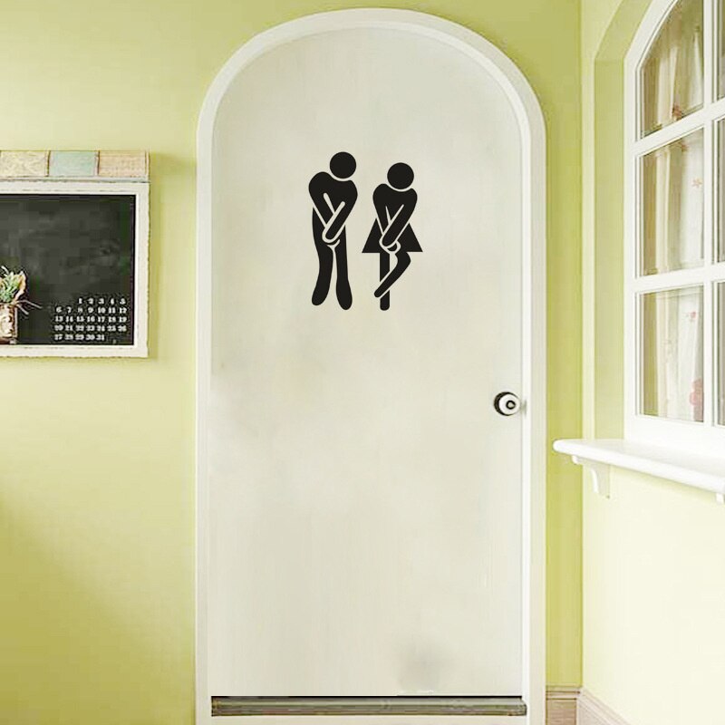 Wc Muursticker Badkamer Decoratie Wc Wc Stickers Waterdicht Wasruimte Pvc Posters Woondecoratie Accessoires
