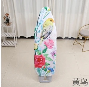 Funda de repuesto para tabla de planchar de lona con estampado de flores de flamenco, lavable, antideslizante, aislante térmico, Protector para mesa, 140x50 cm