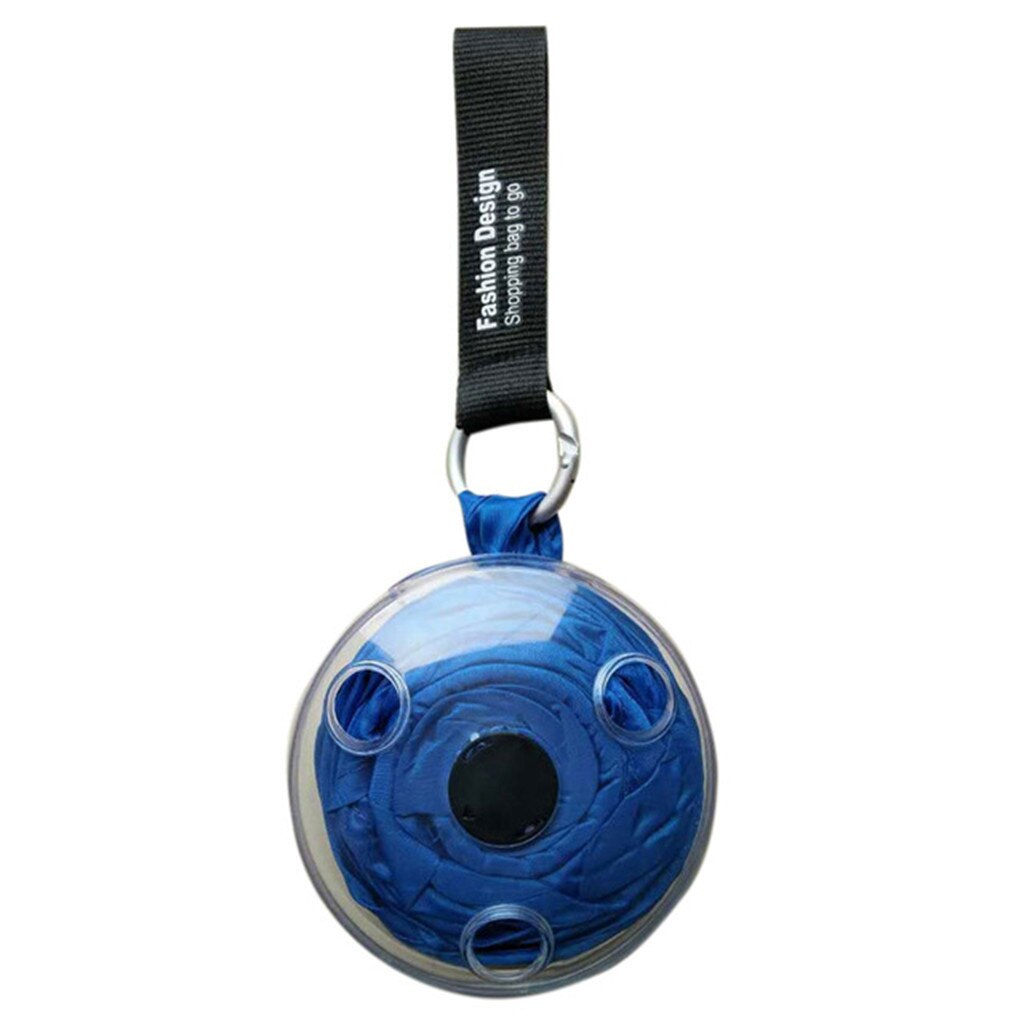 Foldable Shopping Storage Bags Large Capacity Tote Reusable Shopping Bags Stylish And Crossbody Bag Bolsa Plegable#LJC: Blue