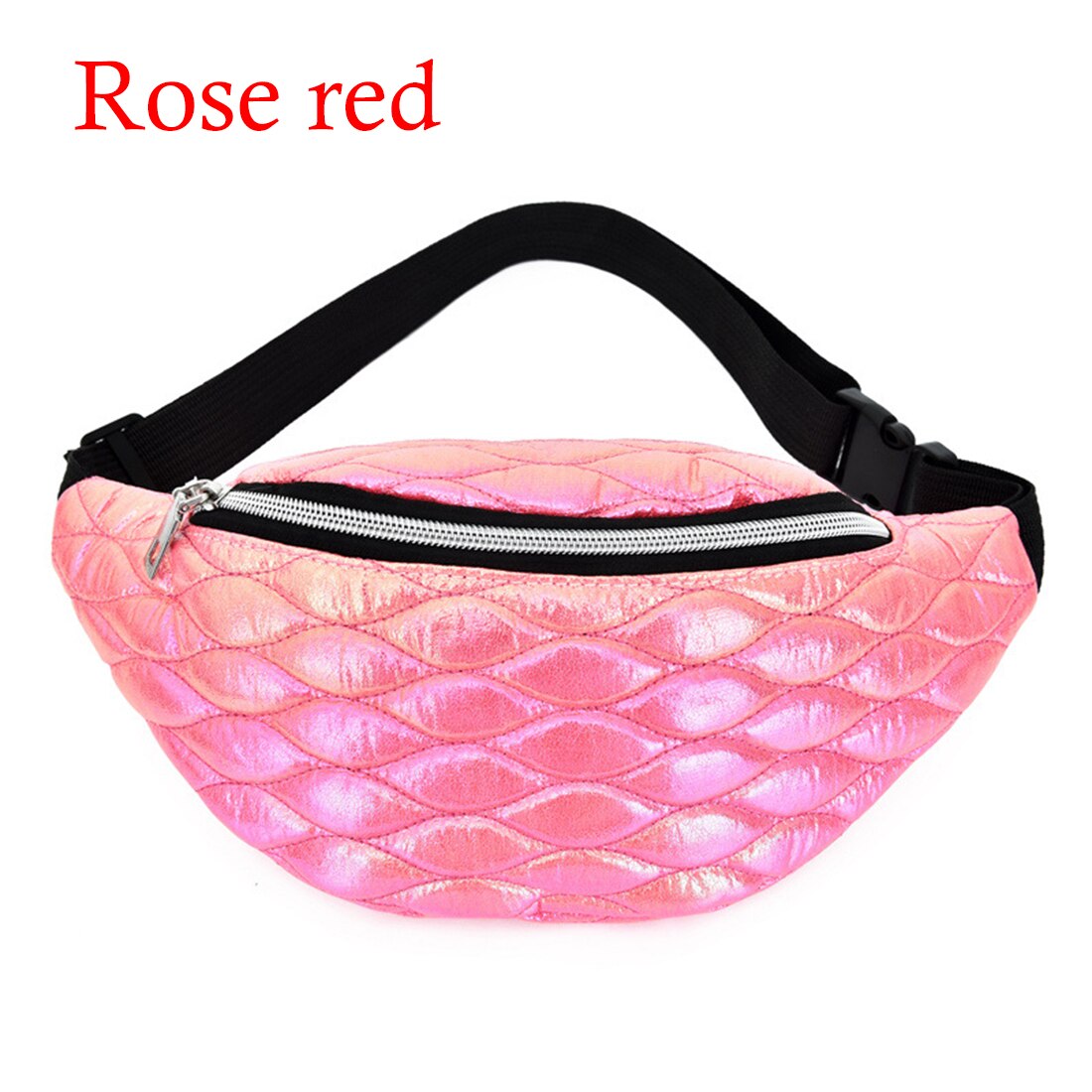 Prismatic Pattern Belt Bags Cute Fanny Pack Candy Colors Waist Bags Shoulder Crossbody Bag PU Leather Women Party