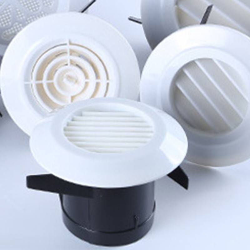 Air Vent Grill Cover Home Wall Ceiling Diffuser Exhaust Easy Air Flow Round Ventilation Ducting Hose Covers 3/5 Inches