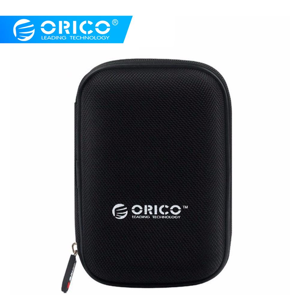 ORICO Zwart EVA 2.5 inch mobiele harde schijf Game HDD & SSD Tas met kabel opslag Packet Gaming Kabel Lader case voor Samsung WD