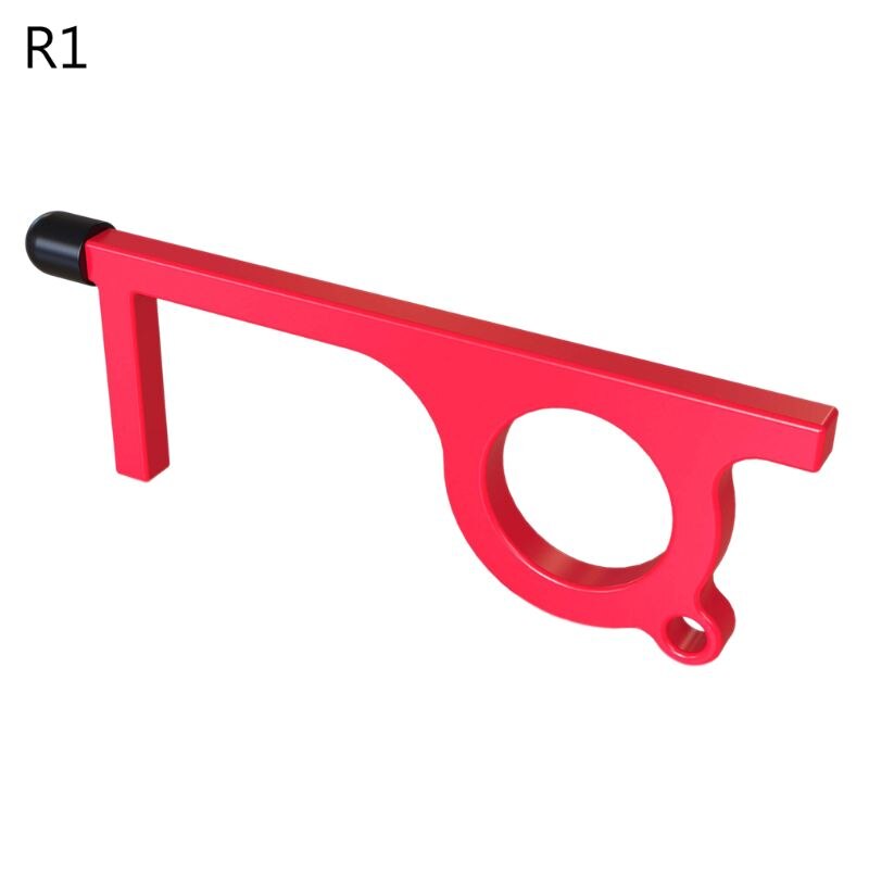 Handmade Door Opener Key Chain No Touch Door Handle Elevator Button Artifact Keychain Avoid Touching Key: 7