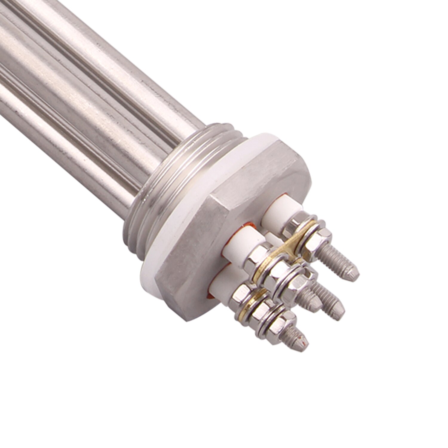 DERNORD U Type SUS304 240v 2400w Electric Heating Element Heater Tubular Heating Element with 1 inch BSP Thread Immersion Heater