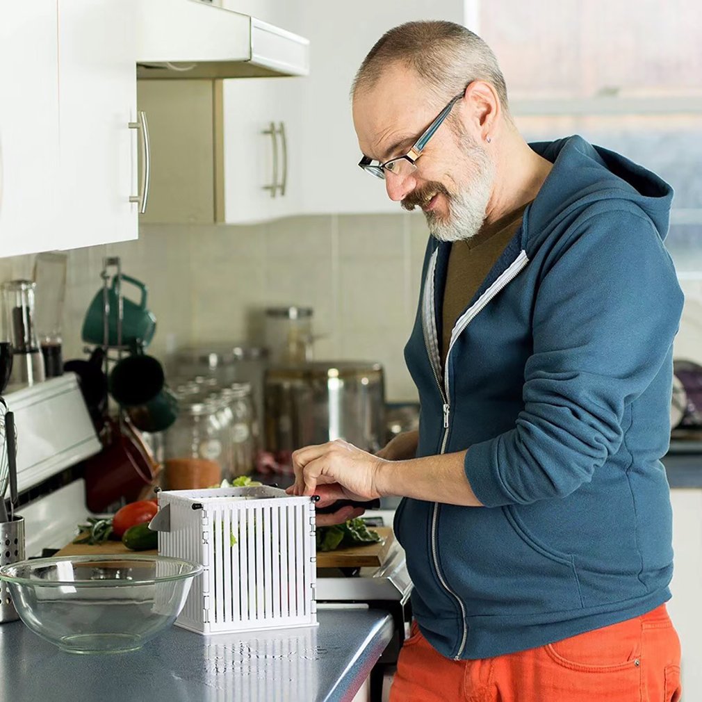 Oppgradere salatkutter bolle grønnsak frukt skjæremaskin hakker vaskemaskin og kutter rask salat maker kjøkkentilbehør