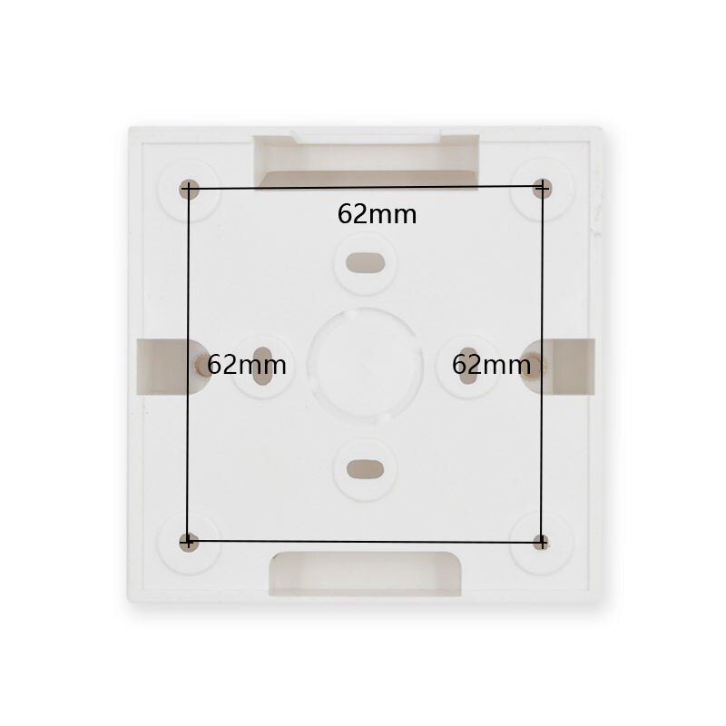 External Mounting Wall Mount Switch Junction Box 86*86*34mm for 86mm*86mm Standard Switches and Sockets Apply