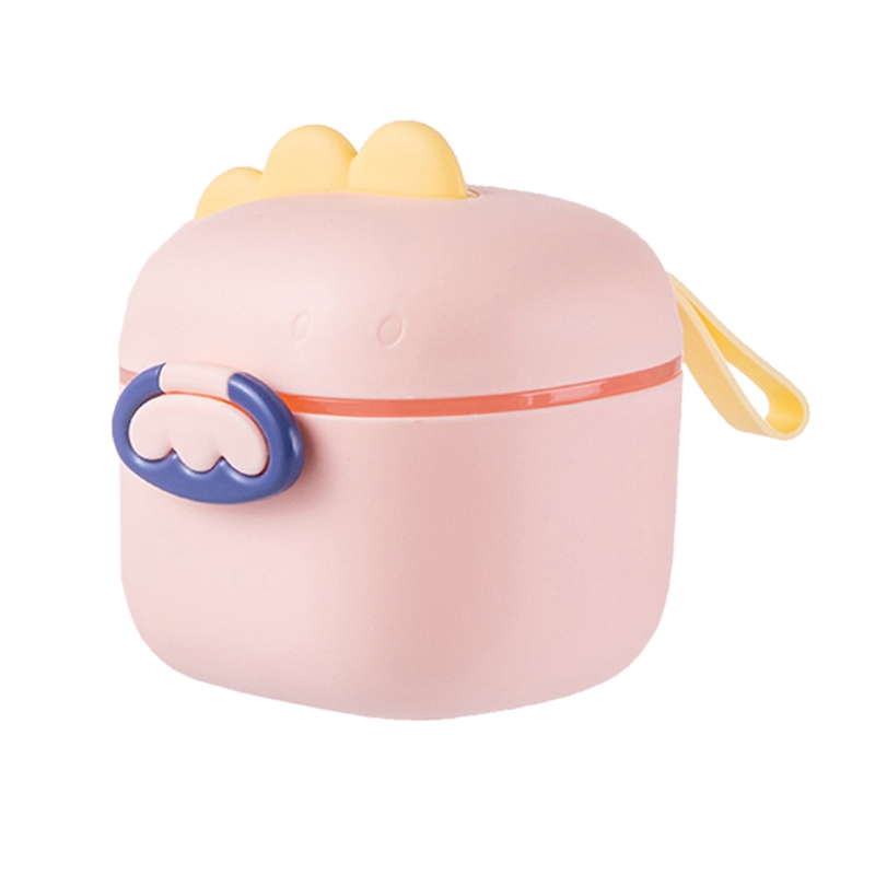 400ml/800ml Baby Formula Dispenser with Scoop Milk Powder Storage Box Infant Essential Cereal Snacks Container: Pink-400ml