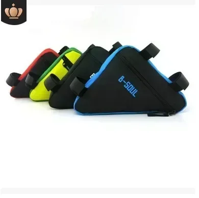 2022 neue Fahrrad Fahrrad tasche Vorder rohr rahmen Lenker wasserdichte Fahrrad taschen Dreieck Beutel Rahmen Halfter Fahrrad zubehör: Gelb