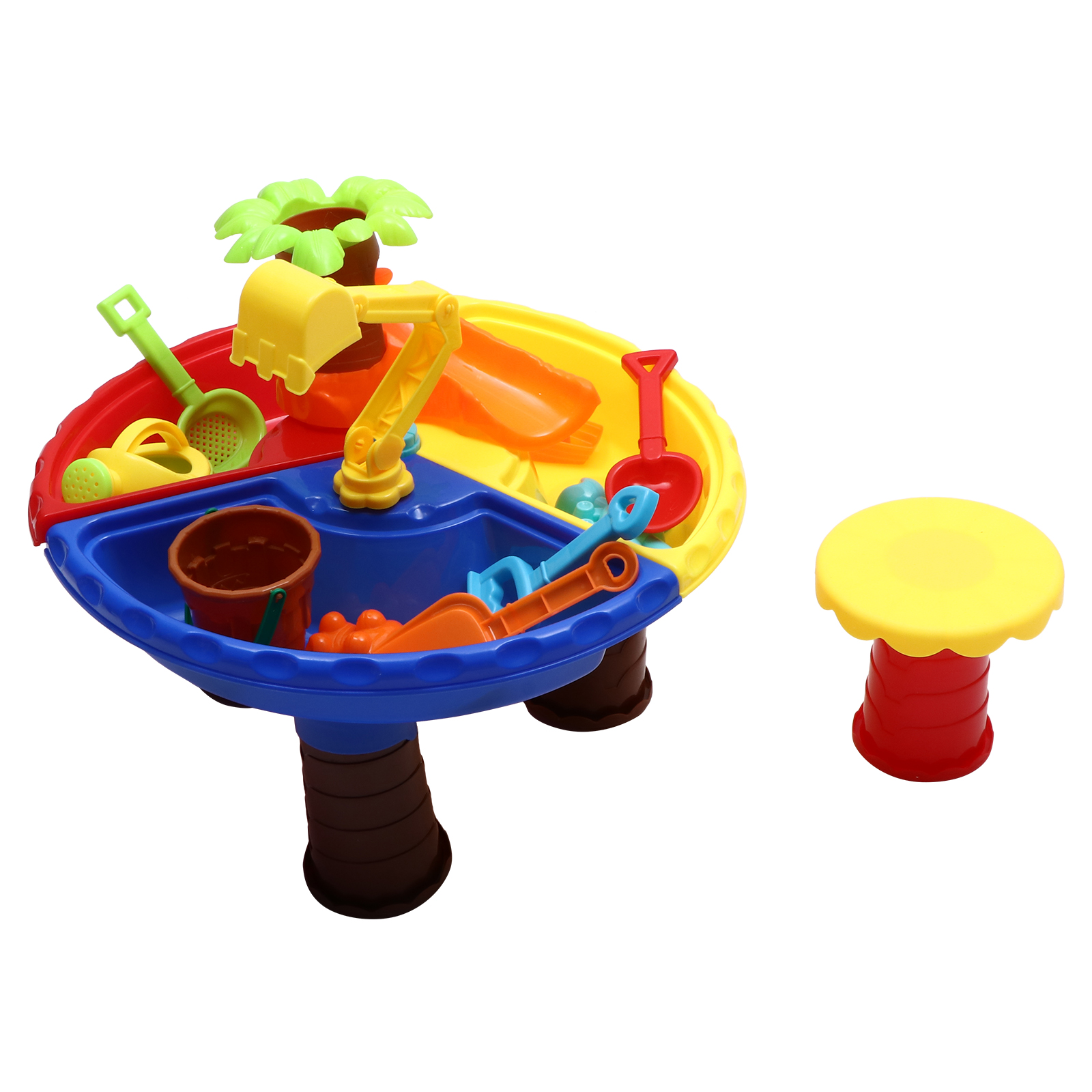 1 Set Assembling Beach Table Sand Playing Toys Set Kids Educational Playthings: Assorted Color45X35C