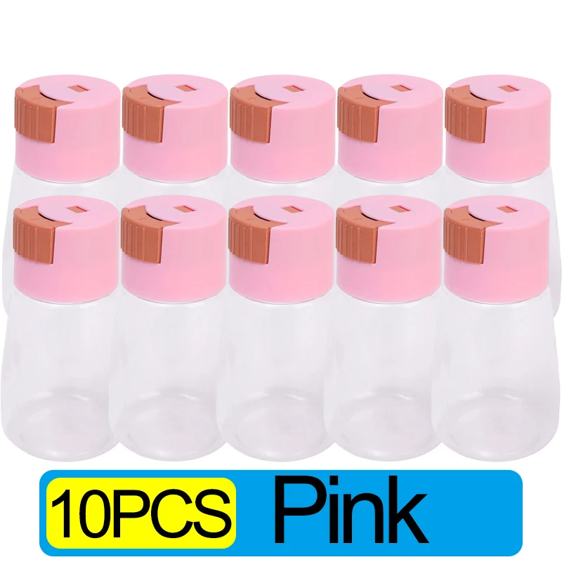 Kvantitativ push-type krydderiraker pressetype saltdispenser krydderidispenser forseglet køkkenkrydderiboks krydderiflaske: Grøn