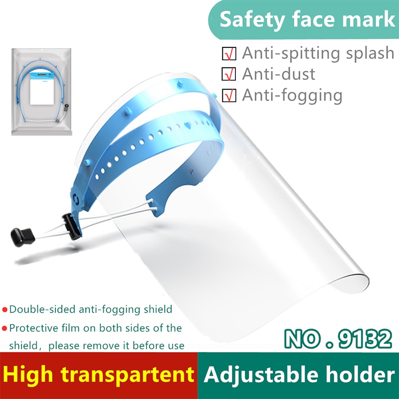 Zomer Motor Sunscree Beschermende Gezicht Shield Met 1/10Pcs Afneembare Gezicht Shield Anti-Fog Stofdicht winddicht Vervanging Cover