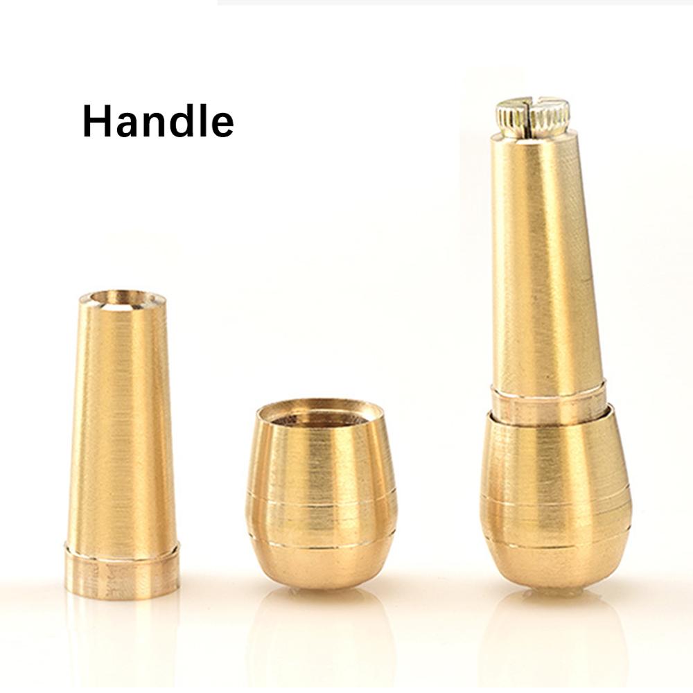 1pcs Canvas Leather Sewing Awl Needle Hand Stitch Copper Handle Awl DIY handcraft for Shoe Handmade Leather Repair Sewing Tools