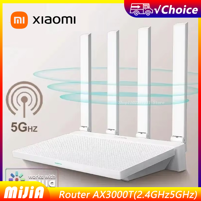Xiaomi Router AX3000T 2.4G 5G mesh technology WiFi 6 efficient wall penetration Children Online Protection WiFi Router Repeater
