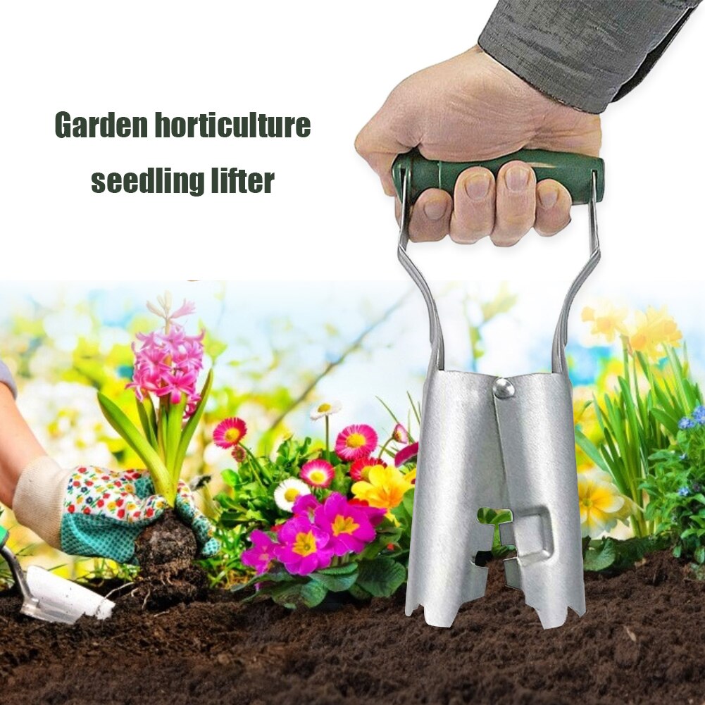 Tubo de plántulas de jardín, transplantador de flores, herramientas de agricultura