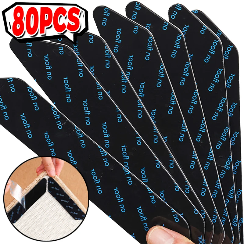 , pegatinas antideslizantes para alfombras reutilizables, parches lavables antideslizantes para alfombras, almohadillas fijas, alfombrilla para suelo, empuñaduras, cintas