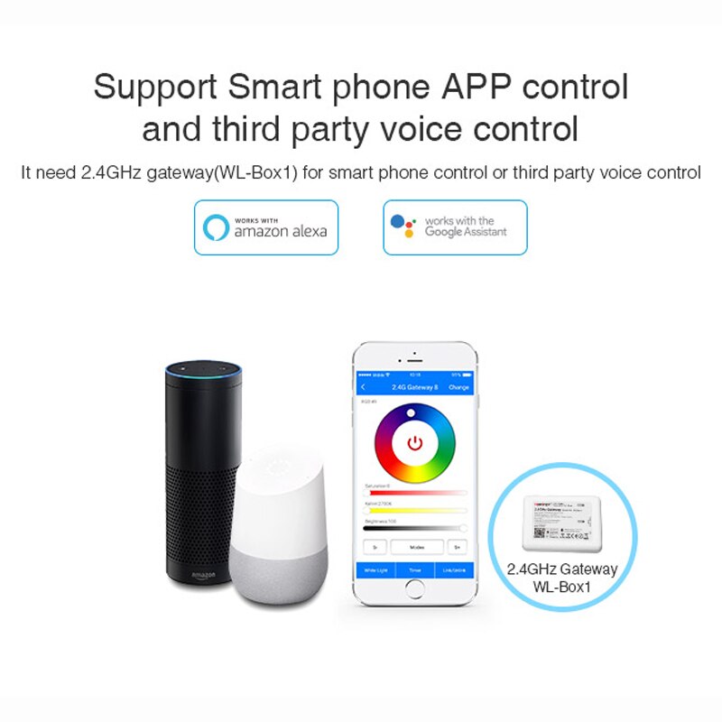 Milight 9W Rgb + Cct Led Tuin Licht DC24V/AC86 ~ 265V IP65 Waterdichte Outdoor Led Verlichting wifi Compatibel 2.4G Draadloze Afstandsbediening