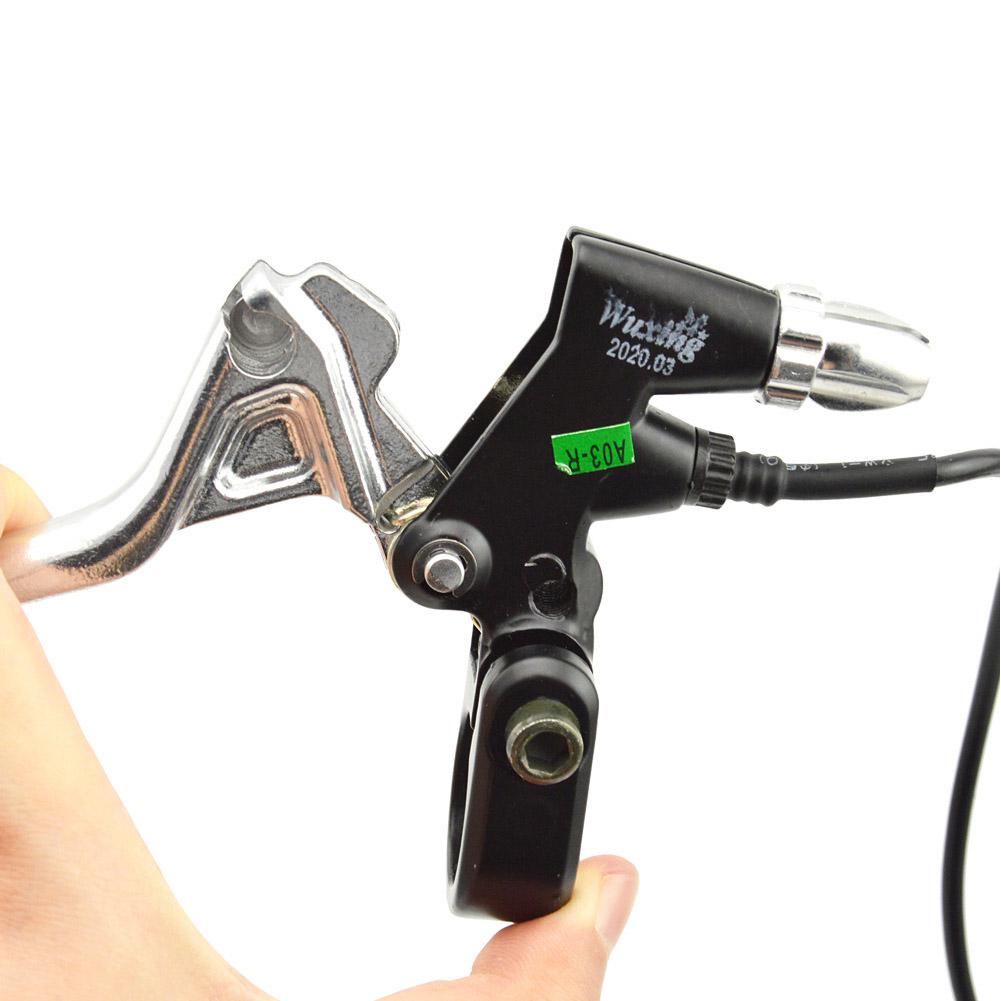 Manija de freno para bicicleta eléctrica, palanca del freno trasero para bicicleta eléctrica, 1 par