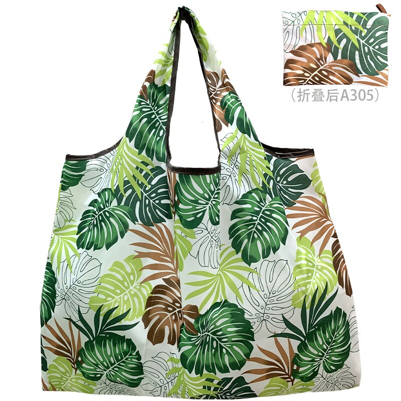 Eco Tas Opvouwbare Boodschappentas Opvouwbare Mode Creatieve One-schouder Shopping Bag Eco Vriendelijke Herbruikbare Boodschappentas