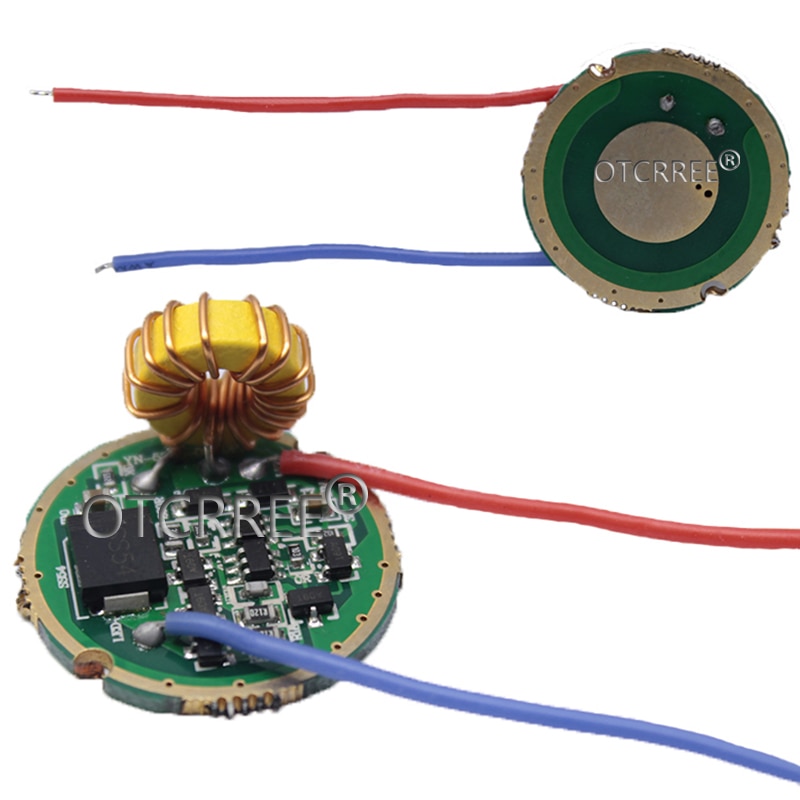 Cree XLamp XHP70 XHP70.2 6V LED Driver 26MM Input DC6V-15V Output 6V 4500mA For XHP70 XHP70.2 LED FlashLight Lamp Bulb