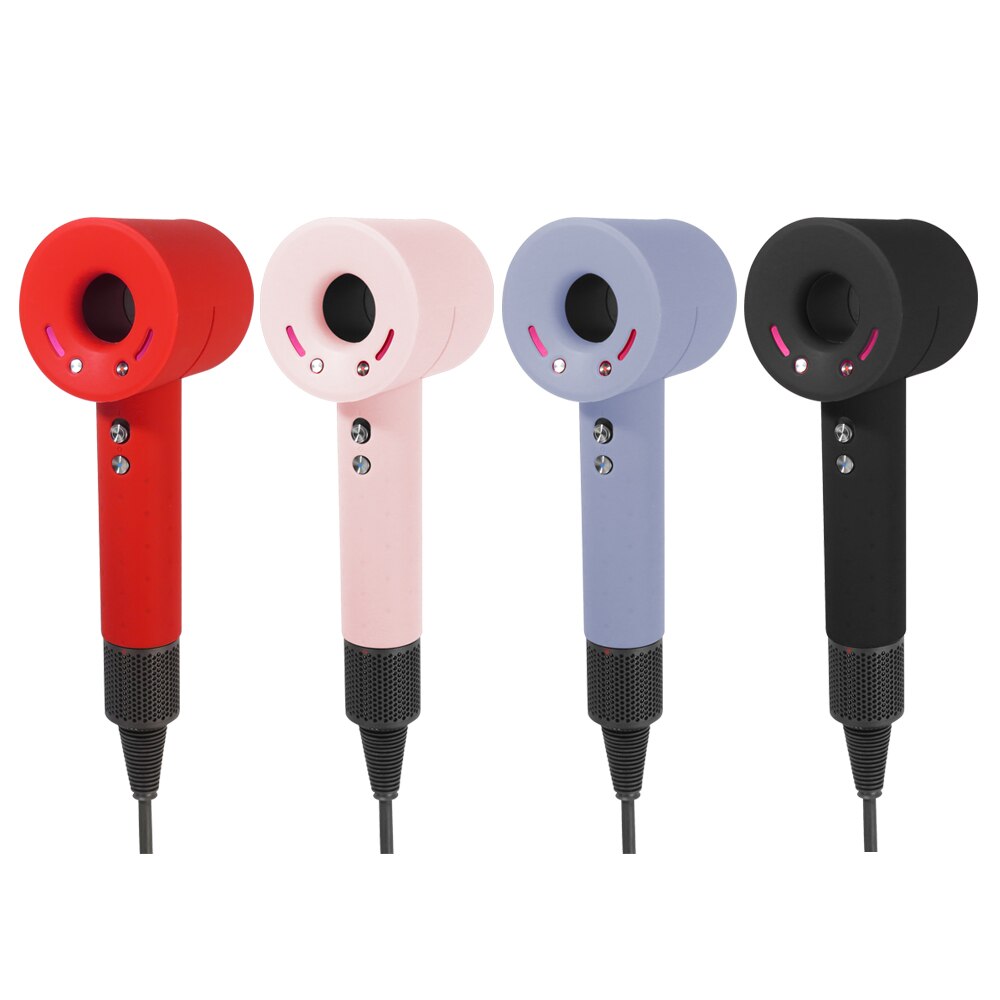 Dyson secador de pelo caso cubierta de Gel de silicona funda protectora a prueba de polvo de la piel para Dyson de caso