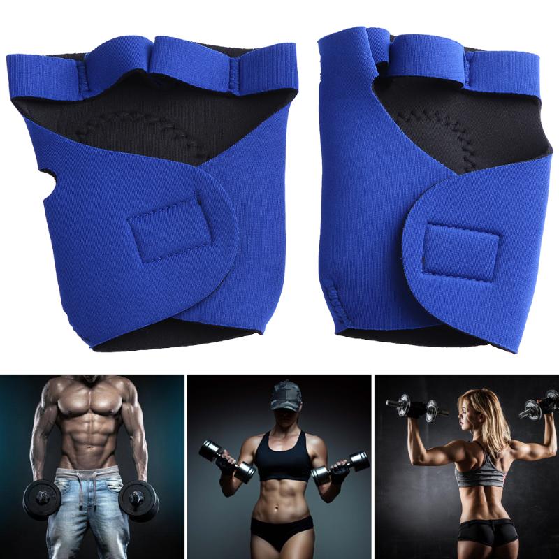 Unisex Fitness Weight Lifting Gym Glove Anti Skid Half Finger Gym Exercise Fitness Dumbbell Training Gloves Hand Protection