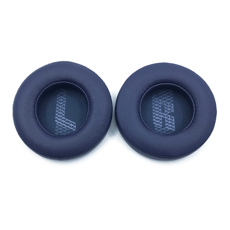 Oreillettes en cuir pour JBL Live, 400BT, 460NC, casque sans fil, cache-oreilles, coussinets en mousse à mémoire de forme: bleu foncé