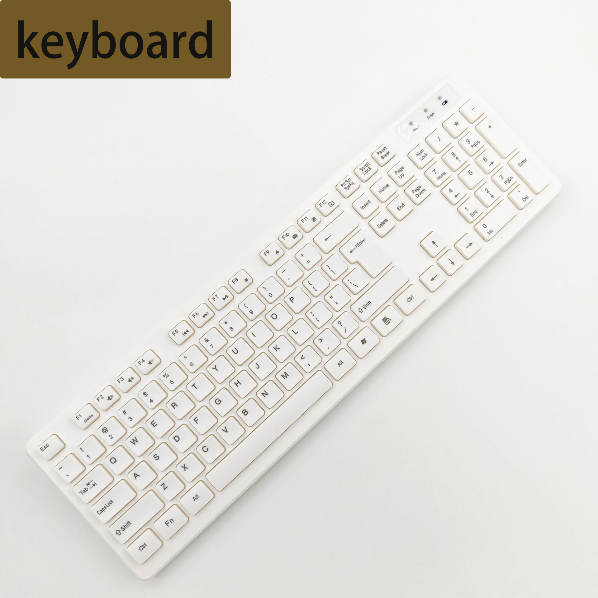 Hebrajski/francuski (AZERT)/hiszpańnarty/rosyjski/arabski/niemiecki/włoski/portugalski bezprzewodowa klawiatura 2.4G robić biura komputera stacjonarnego: Granatowy / Szary Przełącznik