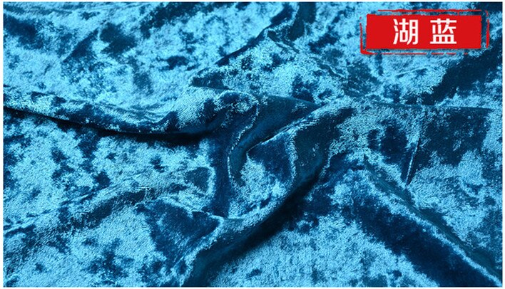 Tissus en velours doré 100x160cm | Tissu pour vêtements, bricolage, patchwork de couture, tissu fait main: turquoise