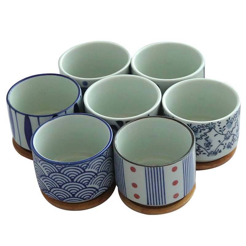 Ceramic Japanese Style Succulents Plants Container Office Bonsai Cactus Flower Pot Planter Home Garden Decor Ornaments